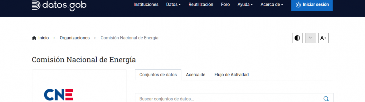 Formamos parte del Portal de Datos Abiertos del Estado de Chile