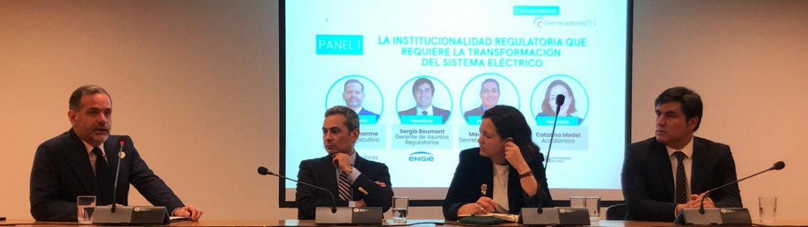 Secretario Ejecutivo de la CNE participó en conversatorio sobre institucionalidad del sector eléctrico